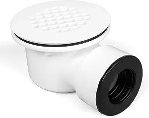 1-1/2"Side Outlet Shower Drain with Perforated Strainer Low Profile