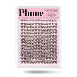 Plume Black Natural Lash Lash ClustersWith Invisible False Eyelashes Extension