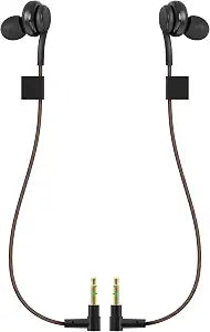GEEKRIA in-Ear VR Earbuds Compatible with Meta Quest Pro, Wired Gaming Earphones for VR Headset, Custom-Length Cable, Noise Isolating, Secure Fit Virtual Reality Accessories (Black)