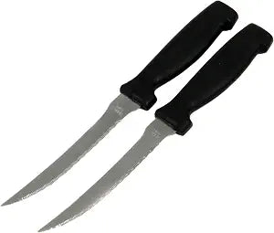 Chef Craft Select Vegetable Knife, 4.5 inch blade 8.5 inches in length 2 piece set, Stainless Steel/Black