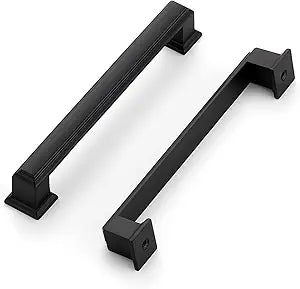 Ravinte Hardware Matte Black Cabinet Pulls, 5 Inch (128mm), 10 Pack