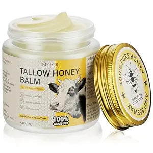 Organic Grass-Fed Beef Tallow for Skin, Body, Tallow Face Moisturizer