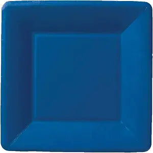Boston International, Plates Classic Linen Dark Blue 7 Inch, 8 Count