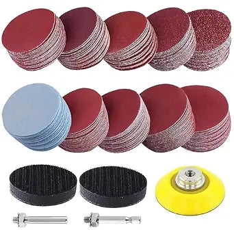 300 Pcs 2 Inch Sanding Discs Kit Drill Sanding Attachment, 80-3000 Grit