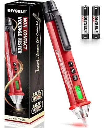 DIYSELF Non-Contact Voltage Tester Pen, 12V/48V-1000V AC