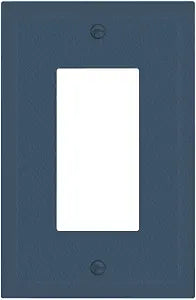 Decorative Outlet Covers Encore Navy Blue 1 Gang Rocker Light Switch Cover Plate Single Wall Plates for Electrical Outlets Switch Plate Covers Faceplate for Bedroom Kitchen Home Decor