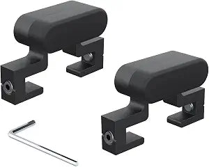 Barn Door Stopper 2pcs for 1-9/16" Top Track, Barn Door Center Stop Block