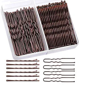 Teenitor 100Pcs Bobby Pins Brown Bobby Pins for Women, Hair Pins, Hair Pins for Women 2inch