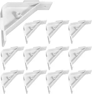 Waziaqoc 12PCS Cabinet Triangle Bracket, 90 Degree Corner Support