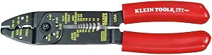Klein Tools 1001 Multi Tool, Made in USA, Wire Stripper / Wire Cutter / Crimper for 8-22 AWG, Multi-Purpose Electrician Tool is 8.5-Inch Long