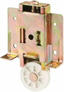 Prime-Line N 6817 Steel, Mirrored Wardrobe Door Roller Assembly, for Cox Doors (Single Pack)