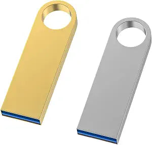 128GB USB Flash Drive 2 Pack, Wooolken Sleek Metal USB 3.0 Thumb Drive