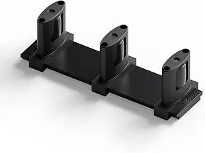 Sliding Closet Door Floor Guide, Sliding Door Guides Floor Mount for Double Bypass Door, Update Adjustable 3-Roller Design