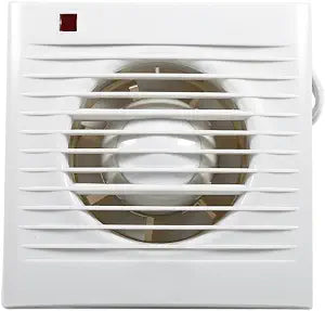Yosoo Extractor Fan Wall Mounted Ventilating Exhaust Fan For Home Kitchen Bathroom Toilet Window Wall (Hole Size:4")