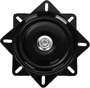 Heavy Duty Bar Stool Swivel Plate Replacement, 360 Rotating Furniture Swivel Base with Ball Bearing, Universal Square Swivel Hardware for Recliner, Rocking Chair, Boat Seat, Lazy Susan (7 inch)