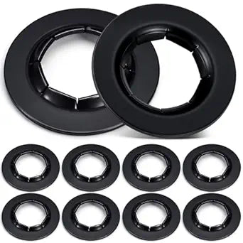 Blulu 8 Pack 1/2'' Push Nut Washers Dolly Wheel Lock Axle Spring Steel