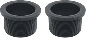 JianLing 2PCS Shower Drain Pipe Flange 2 inch Threaded Pipe Adapter for Seamless Bathroom Pipes Kitchen Rubber Gasket Accessories