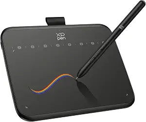 XPPen Deco 640 Drawing Tablet with 16384 Pressure Levels Sensitivity Battery-Free Stylus 6*4 Inch OSU Drawing Pad Graphic Tablet for Digital Drawing Teaching Designing Editing Work for PC Mac Android