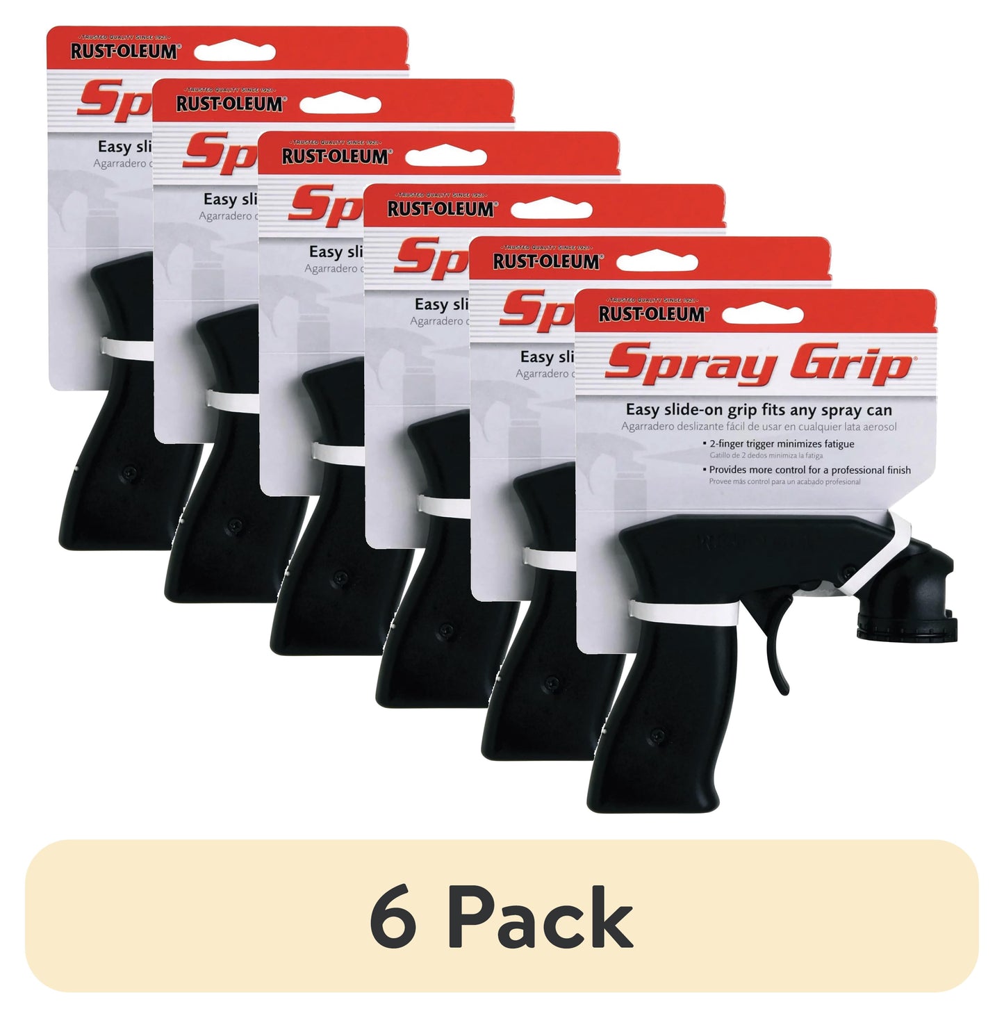 (6 pack) Rust-Oleum Agarradera EconÃ³mica para Aerosol, Pulverizador de Pintura, 1 Unidad