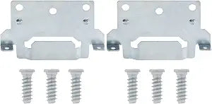 Spare Hardware Parts Replacement for IKEA Bed Frame Part 116791 (Mounting Plate) and 110789 (Screws)