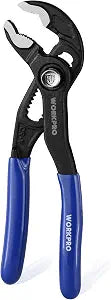 WORKPRO 5-Inch Water Pump Pliers, CR-V Plumbing Lock Plier