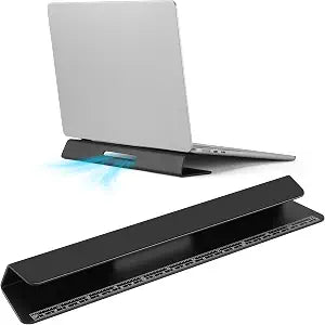 Aluminum Laptop Stand Riser, Portable Cooling Wedge for All Laptops