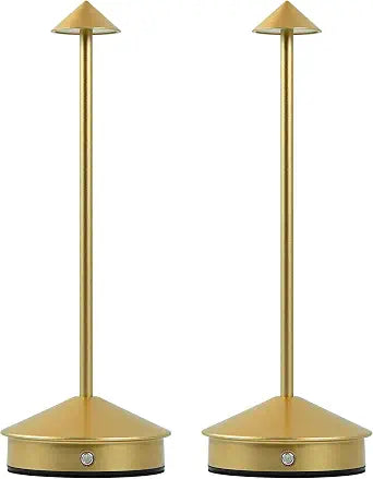 LED Rechargeable Cordless Table Lamps Gold