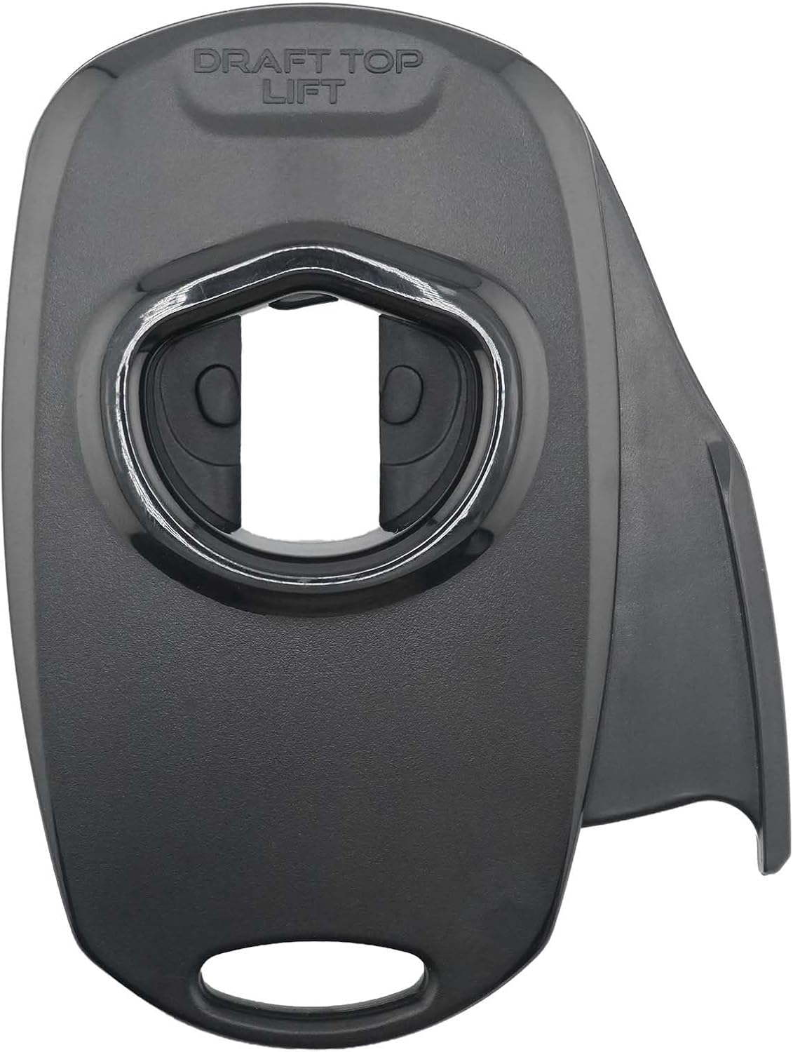 Draft Top Lift Universal Topless Can Opener - Smooth Edge Aluminum Can Lid Remover For Beer, Cocktails, & Soda - Ideal For Tailgating & Garnishes, As Seen On Shark Tank (Black)
