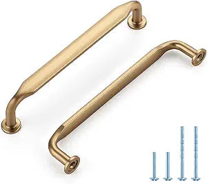 HOME EDIT Champagne Bronze Solid Cabinet Handles & Pulls 5 Inch 10 Pack