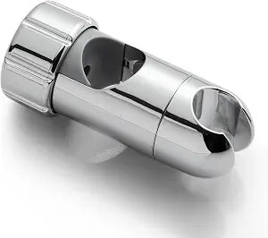 OFFO ADA Shower Head Holder, Adjustable 1.18-1.26 in(30-32 mm) Hand Shower Bracket for Handicap Grab Bar, Detachable Slider Clamp Bathroom Replacement, 360 Degree Rotation Sprayer Holder, Chrome