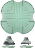 Silicone Heat Resistant mat for Ninja Crispi Air Fryer,Heat-Insulating Accessories Compatible with Ninja crispi FN101 containers,Kitchen Air Fryer Trivet (Sage Green)