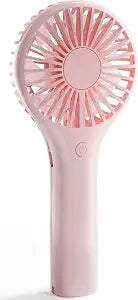 Edvision Portable Mini Fan - Powerful Personal Handheld Fan with 3 Speeds, Cute and Small, USB Rechargeable for Travel/Lash/Makeup/Outdoor/Home, Pink