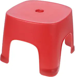 Non-Slip PVC Step Stool for Kids and Adults - Indoor Bathroom Foot Stool for Shower Sitting Shoe Change and - Compact Footrest Home Office