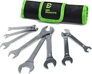 Der Erwachte Super-Thin Open End Wrench Set, Metric, 8-Piece