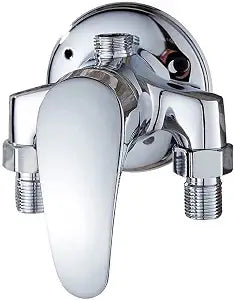 Bathroom Shower Faucet Brass Single Handle Faucet Valve Bathroom Shower Mixer, Chrome Finished