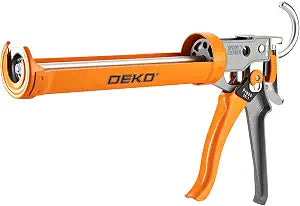 Caulk Gun: Hand Caulking Gun 10:1/20:1 Thrust Ratio, Caulking Tool Gun Dripless w/Cutter/Punch for Home Improvement
