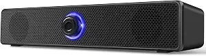 Computer Speakers, USB-A Powered PC Speakers, Wired 3.5mm AUX, No Bluetooth