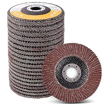 LotFancy Angle Grinder Sanding Disc for Metal & Wood, 4 1/2, 20 Flap Discs