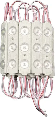 LED Module, LED Decorative Light White 20pcs 9.8 Ft 2835 SMD 150LM IP65 Waterproof Decorative Light for Letter Sign Advertising Signs with Tape Adhesive Backside (White Light)