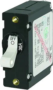 Blue Sea Systems A-Series Toggle Single Pole Circuit Breakers