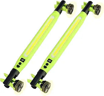 YXQUA 2 Pack Under Hood Work Light, 3000LM IP66 Magnetic COB Cordless