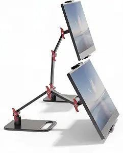 Upgrade Portable Monitor Stand Tool-Free Adjustment Tablet Holder