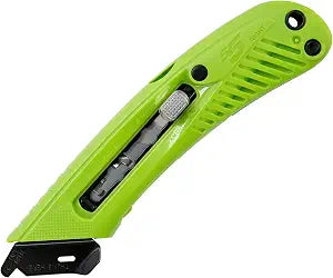 Pacific Handy Cutter S5R Box Cutter | Heavy Duty Utility Knife, Tape Splitter, & Film Cutter | 3-Position Retractable Box Cutter with Easy Blade Change | For Right Handed Users