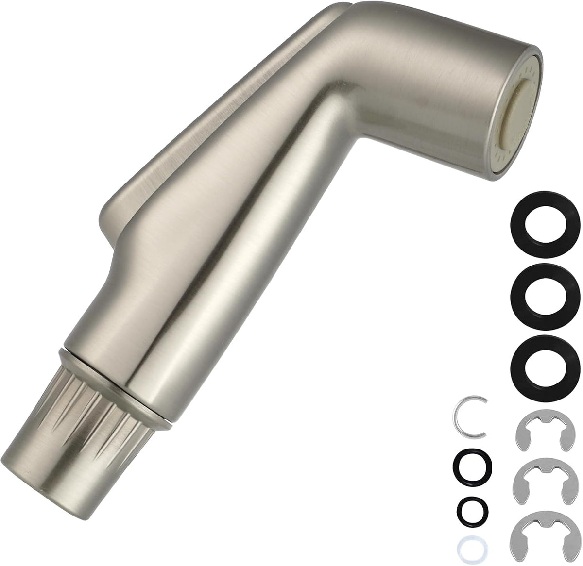 Hygie Rinse Universal Fit Kitchen Sink Spray Attachment, Brushed Nickel