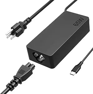 65W USB C Laptop Charger for Lenovo ThinkPad T480 Yoga Chromebook