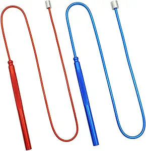 VASTOOLS Flexible Magnetic Pickup Tool Set, 2LB & 5LB, 26" Bendable Extension Magnetic Pickup,Flexible Magnet for Narrow Space