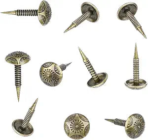 200pcs Small Upholstery Tacks, 5/16" Vintage Furniture Tacks