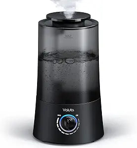 Humidifiers for Bedroom - 4L Cool Mist Humidifier Top Fill Oil Diffuser Quiet Ultrasonic Humidifiers for Home Large Room with Adjustable 360 Rotation Nozzle, Auto Shut-Off, Humidifiers for Baby