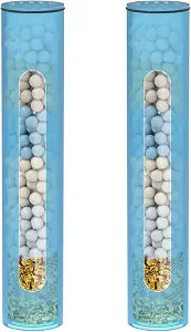2 Pcs Shower Filter Replacement Cartridge for HOPOPRO Filtered Handheld Shower Heads, Multi-Stage Filter for Hard Water to Remove Chlorine, Heavy Metals & Sediments Impurities For Better Skin (HOF101)