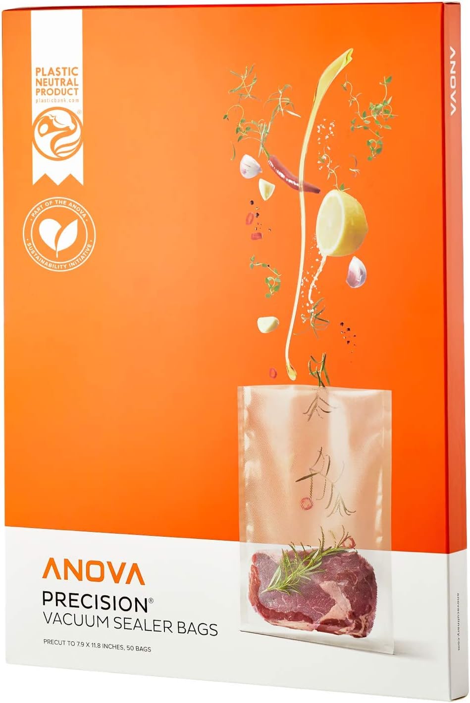Anova Culinary Precision Vacuum Sealer Bags (Pre-cut),Clear